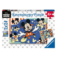 RAVENSBURGER - Disney: Mickey Mouse 2x24 dílků