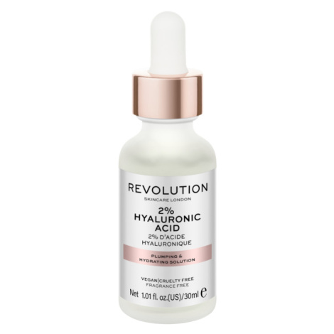 Revolution Skincare Plumping & Hydrating Solution - 2% Hyaluronic Acid, hydratační sérum 30ml Makeup Revolution