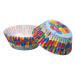 Cukrářské košíčky - barevné balónky - 50ks