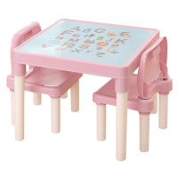 Dětská sasa stolečku a židliček Balto 3 ks, růžová