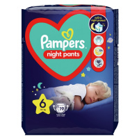 PAMPERS Pants Night 6 kalhotkové plenky 15+ kg 19 ks