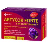 Noventis Artyčok Forte s monakolinem K 60 tablet