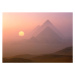 Fotografie The Pyramids viewed at sunrise, Giza, Egypt, Travelpix Ltd, 40 × 30 cm