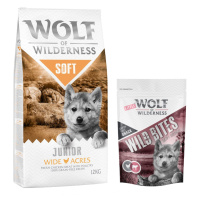 Wolf of Wilderness granule 12 kg + snack 180g zdarma! - Junior 