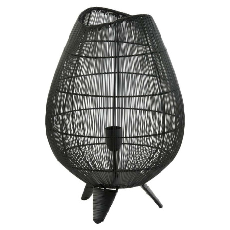 Černá stolní lampa (výška 47 cm) Yumi – Light & Living