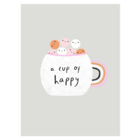 Ilustrace A Cup of Happy, Aislinn Simmonds, 30 × 40 cm