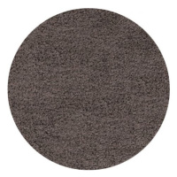 Kusový koberec Life Shaggy 1500 taupe kruh