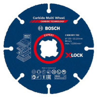 BOSCH Víceúčelový řezný kotouč EXPERT Carbide Multi Wheel X-LOCK 125 mm, 22,23 mm 2.608.901.193