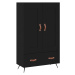 vidaXL Skříň highboard černá 69,5 x 31 x 115 cm kompozitní dřevo