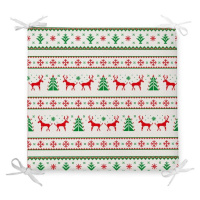 Vánoční podsedák s příměsí bavlny Minimalist Cushion Covers Traditions, 42 x 42 cm