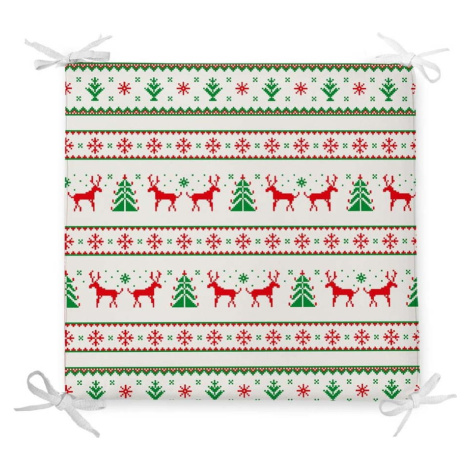 Vánoční podsedák s příměsí bavlny Minimalist Cushion Covers Traditions, 42 x 42 cm