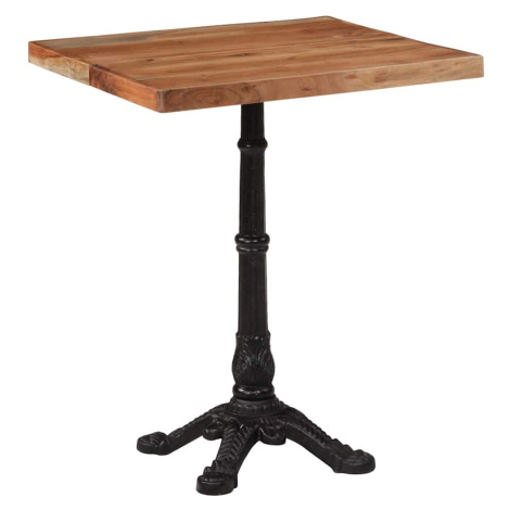 vidaXL Balkonový stolek 60 x 60 x 76 cm masivní akáciové dřevo