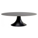 KARE Design Kulatý jídelní stůl Grande Possibilita - černý, 220x120cm