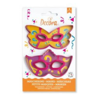 Vykrajovátka karnevalové masky 2ks - Decora
