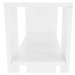 Příruční stolek, bílá, Zoela New