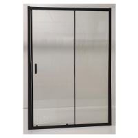 HOPA Sprchové dveře do niky TREOS NEW BLACK BARVA rámu Černá matná, Rozměr A 100 cm, Směr zavírá