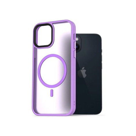 AlzaGuard Matte Case Compatible with MagSafe pro iPhone 14 světle fialový