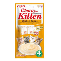 Inaba Churu Cat Kitten Chicken Recipe 4x14g