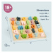 Bigjigs Toys Dřevěné puzzle malá písmena - abc