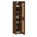 vidaXL Skříň highboard hnědý dub 34,5 x 34 x 180 cm kompozitní dřevo