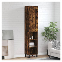 vidaXL Skříň highboard kouřový dub 34,5 x 34 x 180 cm kompozitní dřevo