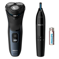 Holící strojek + zastřihovač Philips S 3134/57 / černá Varianta: ivi1