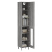 vidaXL Skříň highboard šedá sonoma 34,5 x 34 x 180 cm kompozitní dřevo