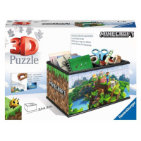 Ravensburger 11286 puzzle 3d úložná krabice minecraft 216 dílků