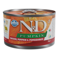 KONZERVA N&D DOG CHICKEN & PUMPKIN & POMEGRANATE 140g