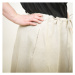Lněná dámská dlouhá sukně - přírodní, velikost XL