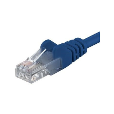 PremiumCord Patch kabel UTP RJ45-RJ45 CAT6 2m modrá