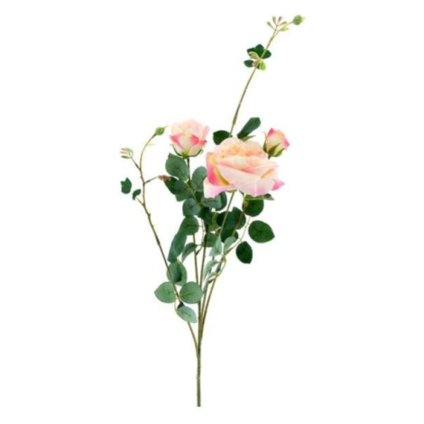 Růže HAKONE řezaná umělá broskvová 100cm Nova Nature