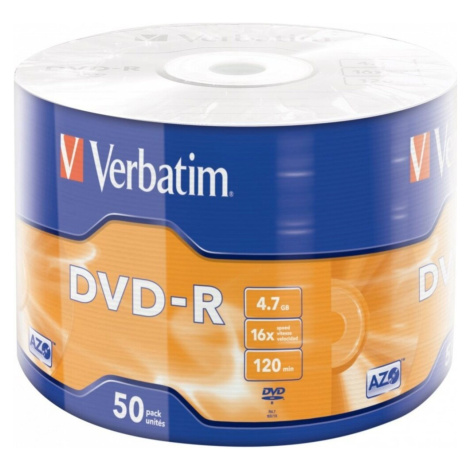 VERBATIM DVD-R (50 ks) 16x WRAP 4.7GB MATT