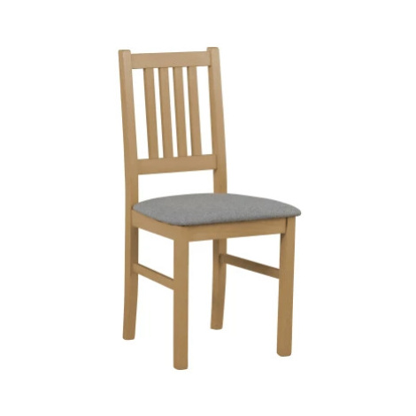 Jídelní židle Bono, dub grandson/šedá tkanina Asko