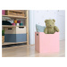 Benlemi Úložný dřevěný box BOKS s širokým výřezem Zvolte barvu: Růžová