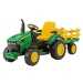 Peg Perego John Deere Ground Force s vlečkou 12V - 330W - AKCE