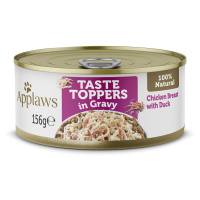 Applaws Taste Toppers in Sauce 6 x 156 g - kuřecí s kachním