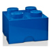 Lego® úložný box 250x252x181 tmavě modrý
