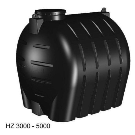 Cordivari HZ 5000 Podzemní nádrž horizontální 5000l