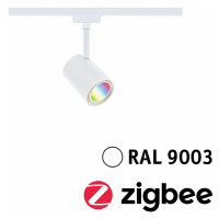 PAULMANN URail LED lištový spot Smart Home Zigbee 3.0 Luxe GU10 4,8W RGBW+ stmívatelné 230V bílá