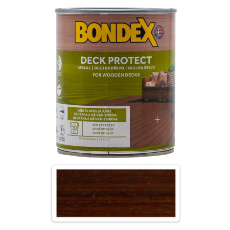 BONDEX Deck Protect - ochranný syntetický olej na dřevo v exteriéru 0.75 l Palisandr