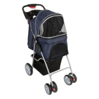 Kočárek pro psy Sporty Pet Stroller - tmavě modrá / světle šedá