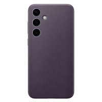 Kryt Samsung S24+ Dark Violet Vegan Leather Back Cover