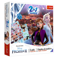 Trefl Hra 2v1 Ludo / Hadi a žebříky Frozen 2