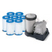 Intex Bazénové filtrační čerpadlo 9463L/h INTEX 28634 / 29005 + 7 filtrů!