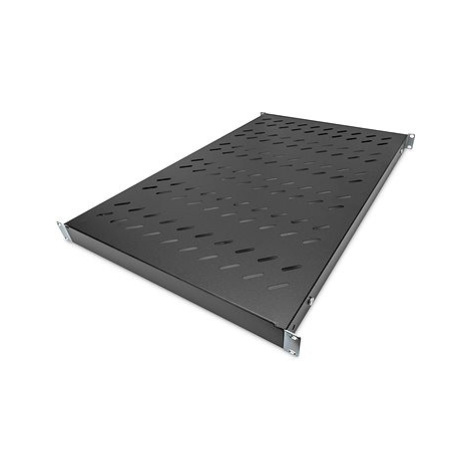 Roline 19&quot; police, 1U, 700 mm, max. 50 kg, černá