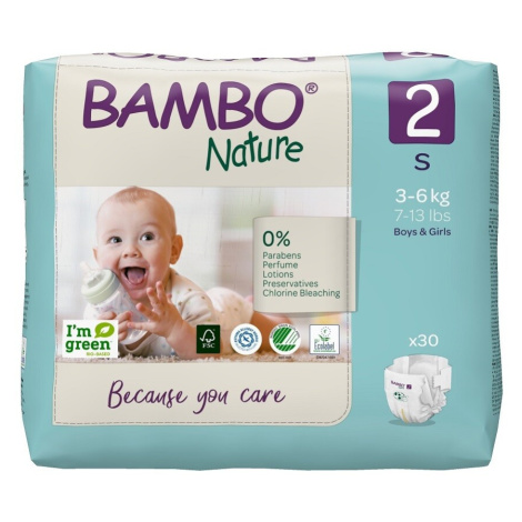 Bambo Nature 2 dětské plenky 3 - 6 kg 30 ks Abena