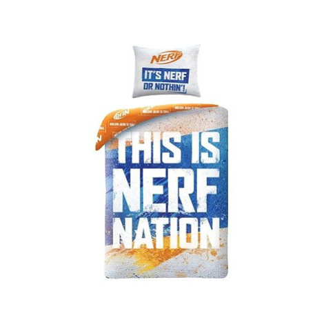 Nerf nation, bavlna, 140×200 cm, 70×90 cm Halantex