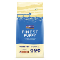 FISH4DOGS Granule malé pro štěňátka Finest bílá ryba s bramborami 6 kg, 2m+