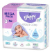 3x Bella Happy Baby Ubrousky vlhčené mega pack Aqua care 56 ks